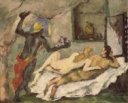 Paul Cezanne Afternoon in Naples oil painting reproduction